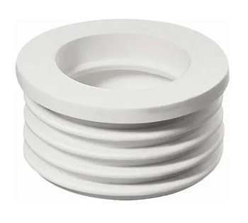 Манжета переходная D50х25 трехлепестковая (белая), арт.1-0006