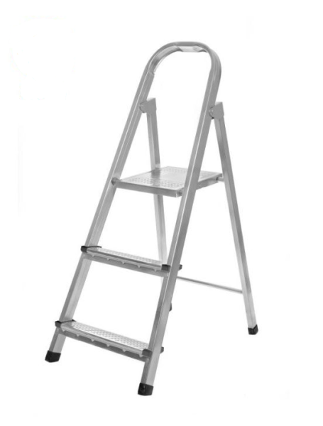 Стремянка Comfort 3ст, стальная оцинкованная, 1секция