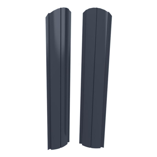 Штакетник "Европланка-Свитязь" 130-Пэ RAL7024/7024 графитовый 1,8м