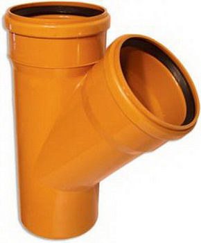 Тройник внеш. кан. ПП 110/110/45o
