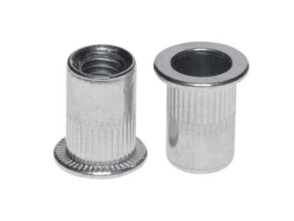 Заклепка резьбовая ZKR-CB M6 цилиндр. борт (25шт)