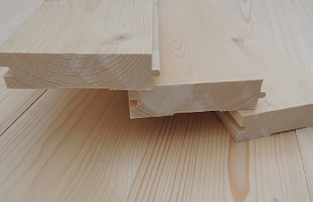 Доска пола ДП-27 27*100 3,0м (0,3 м2), сорт В, РБ