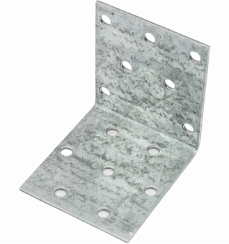 Уголок крепежный равносторонний 60х50х50 мм KUR белый цинк STARFIX, арт.SMP-26037-1	