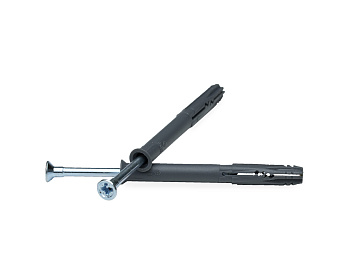 Дюбель-гвоздь 8х80 потай, полипропилен (50шт в карт. упак.)