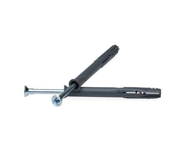 Дюбель-гвоздь 8х80 потай, полипропилен (50шт в карт. упак.)