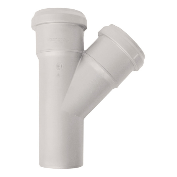 Тройник кан. ПП 32/32/45 белый (Польша)
