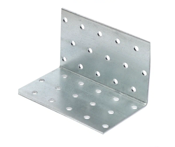 Уголок крепежный равносторонний 40х50х50 мм KUR белый цинк STARFIX,