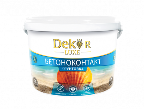 Грунтовка ВД-АК-0158 "DEKOR" Бетонконтакт 3кг.