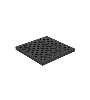 Решетка пластиковая усиленная к дождеприемнику (черный), ДИ 02505000