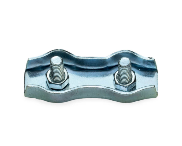 Зажим для стальных канатов 4 мм, двойной, оцинк. (шт)