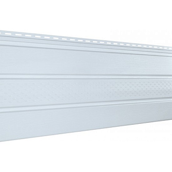 Соффит (ПВХ).0300.H. перфорированный частично, 003, белый
