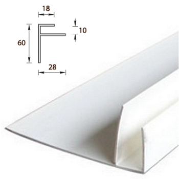 F-профиль широкий 60мм, 3м