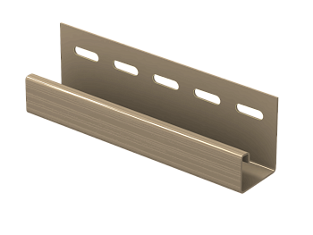 J-планка(ПВХ) бежевый