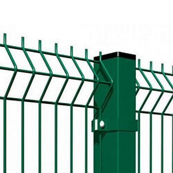 Сварная сетчатая панель в покраске RAL 6005 яч. 60,0*60,0-200,0 высота 1,52 м, Ø 3,0*3,8