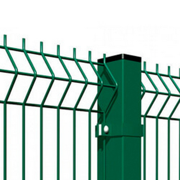 Сварная сетчатая панель в покраске RAL 6005 яч. 60,0*60,0-200,0 высота 1,52 м, Ø 3,0*3,8