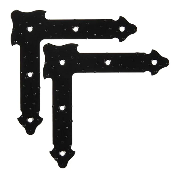 Уголок декор. прямой УДП 110-SL черный мат, NOEZ