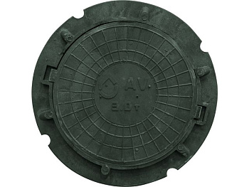 Люк садовый А30 (30кН) зеленый , AV Engineering, арт.AVEA30А