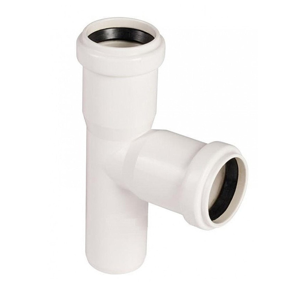 Тройник кан. ПП 32/32/90 белый (Польша)