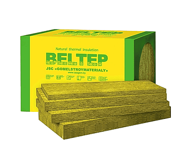 Плиты БЕЛТЕП из мин. ваты ФАСАД 95 1200х600х100 (2,16м²; 0,216м³; 95кг/м³)
