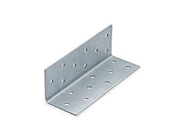 V020055 Крепежный уголок оцинкованный равносторонний 40x40x120x2,0 мм KUR-40-120 (шт)