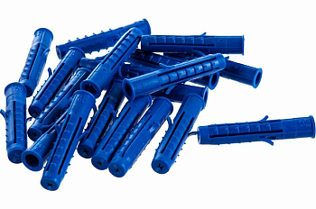 Дюбель распорный Чапай 8х60 шипы-усы (синие) (6 шт)
