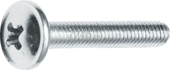 Винт М5х30 мм для мебельной фурнитуры, цинк DIN 967 (25 шт в зип-локе) STARFIX (SMZ1-67891-25)