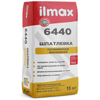 Шпатлевка для внутренних работ ILMAX 6440 acryl coat 15кг.