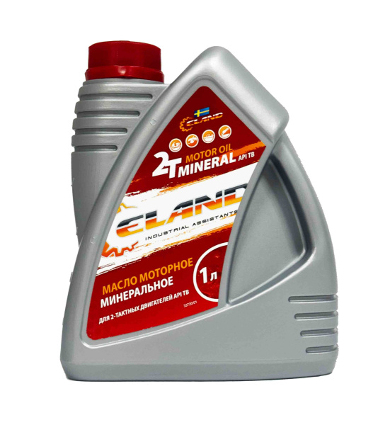 Масло моторное минеральное для двухтактных двигателей API TB красное 1л