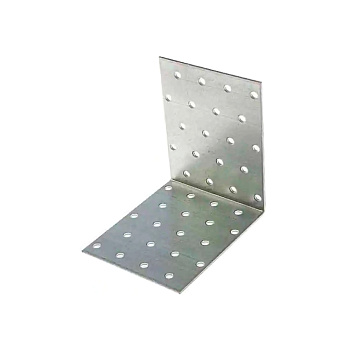 Уголок крепежный равносторонний 60х60х60 мм KUR белый цинк STARFIX, арт.SMP-26038-1