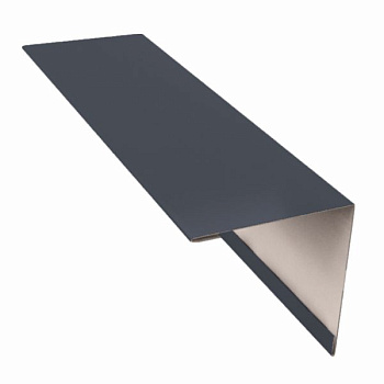 Планка угла наружного 75х75 (h=2м,толщ.=0,45мм) Пэ-RAL7024 (графитовый)