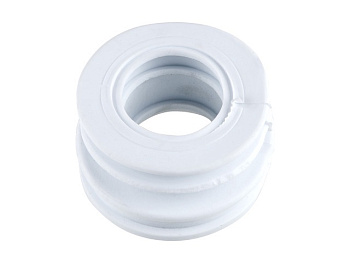 Манжета переходная D50х32 трехлепестковая белая, арт.1-0008