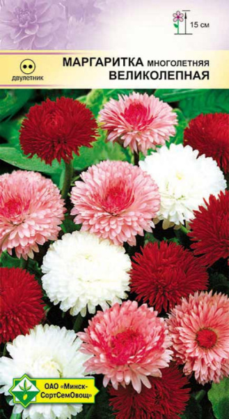 Маргаритка многолетняя Великолепная 0,1 г.