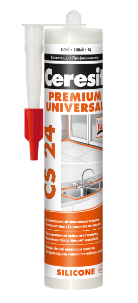 Герметик Ceresit CS-24 универсальный белый (280мл)