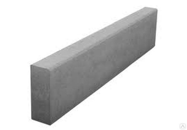 Борт тротуарный 100*22*8см, серый