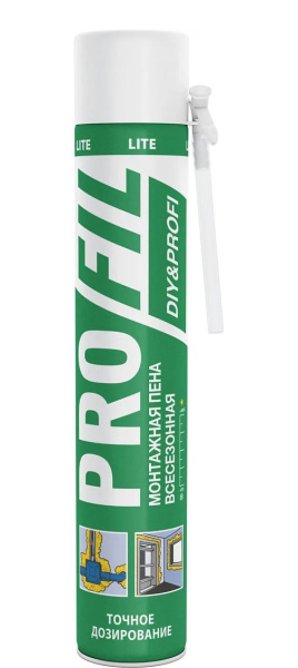 Пена монтажная Profil Lite 625мл, всесезонная