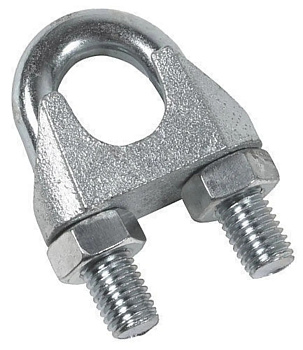 Зажим для стальных канатов М4 DIN 741