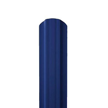 Штакетник П-образный 111 престиж RAL5005 1,2м синий грунт серый