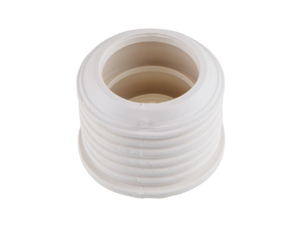 Манжета переходная D40х32 трехлепестковая белая, арт.1-0012