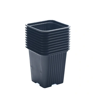 Набор горшков для рассады пластм. 10 шт. 9*9*8см/500мл (арт. 59592, код 618744)