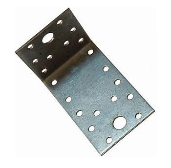 Уголок крепежный ассиметричный 50х90х55 мм KUAS белый цинк STARFIX, арт. SMP-33103-1