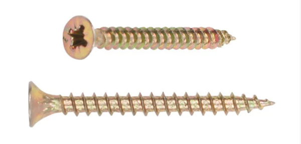 Саморез, желтый цинк 5,0 х20 (пакет/50шт)