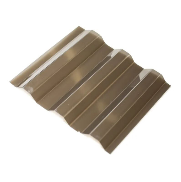 Профилированный поликарбонат Sunnex МП20(У) 0,8 мм Бронза 1,15*2м