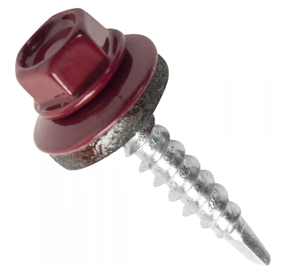 Саморезы 4,8х51 кров. KPcZP красн. вино (10шт)