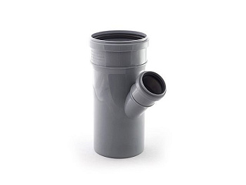 Тройник для внутренней канализации 110/50х45 РосТурПласт, арт.36573