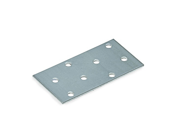 Пластина соединительная PS-40х80мм белый цинк STARFIX, арт.SMP-58214-1