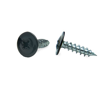 Саморез с прессшайбой, сверло 4.2х16 RAL9005 (упак/100шт)