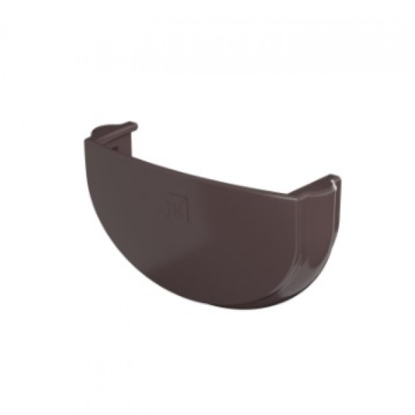 Заглушка желоба темно-коричневый D-120мм (ТН Оптима)