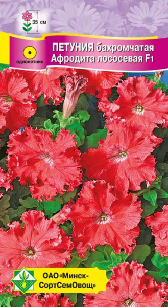 Петуния гибр бахромчатая Афродита лососевая  F1, 7шт