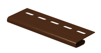 Завершающая планка(ПВХ) коричневый