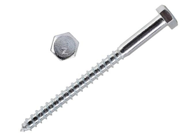 Шуруп сантехнический GL 6х50 (глухарь) (10шт)